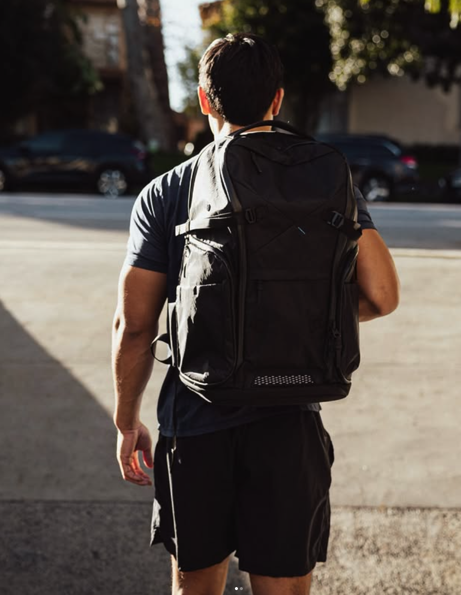DVRGE performance travel backpack, city carry