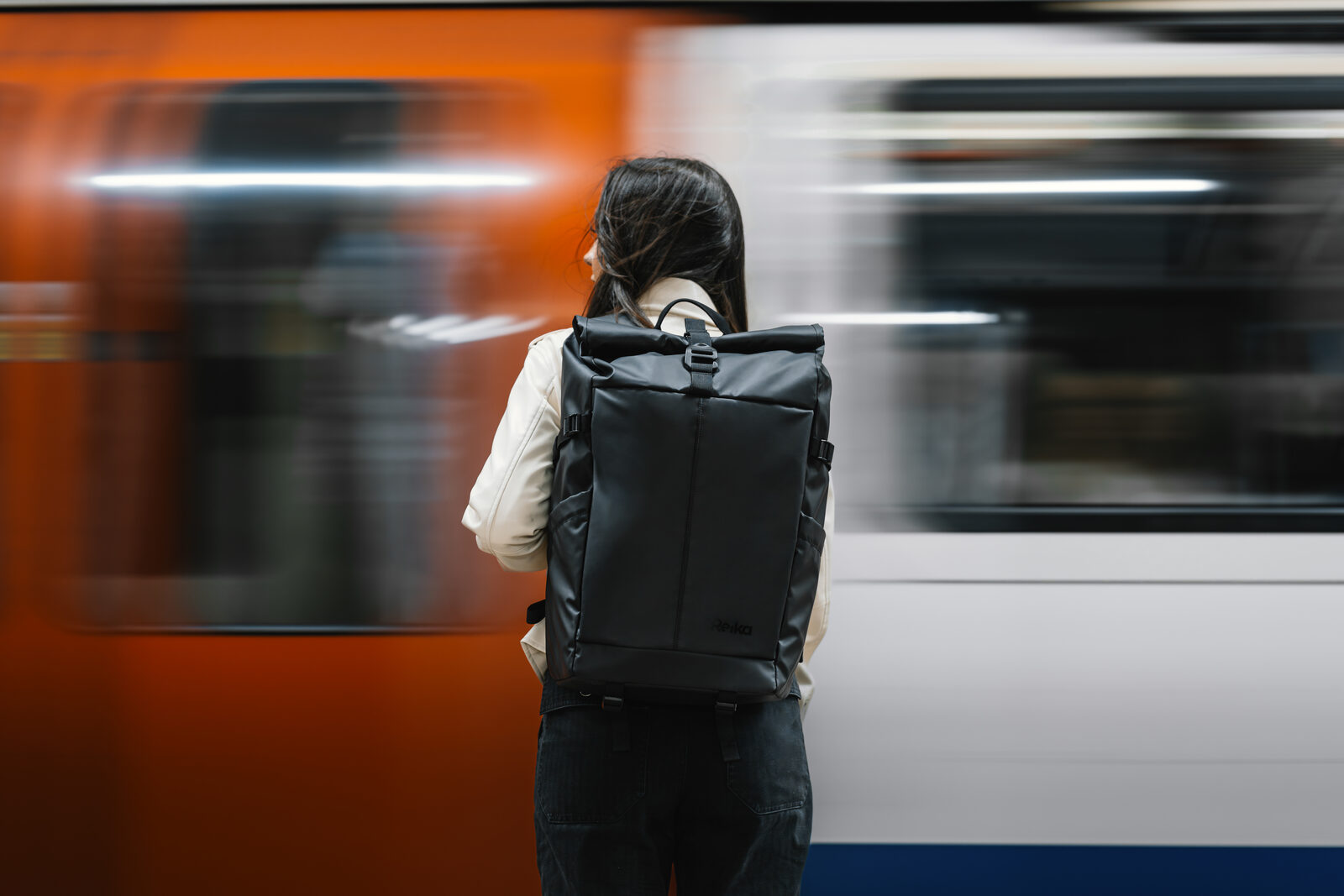 Reika Everyday Roll Top backpack