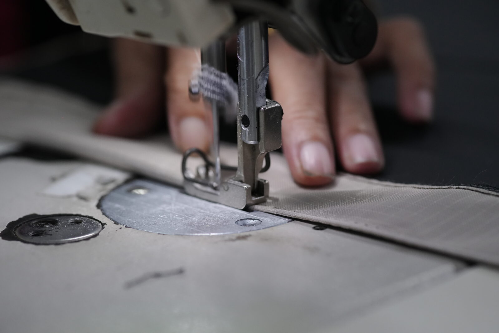 Factory detail, Reika Roll Top manufacturing