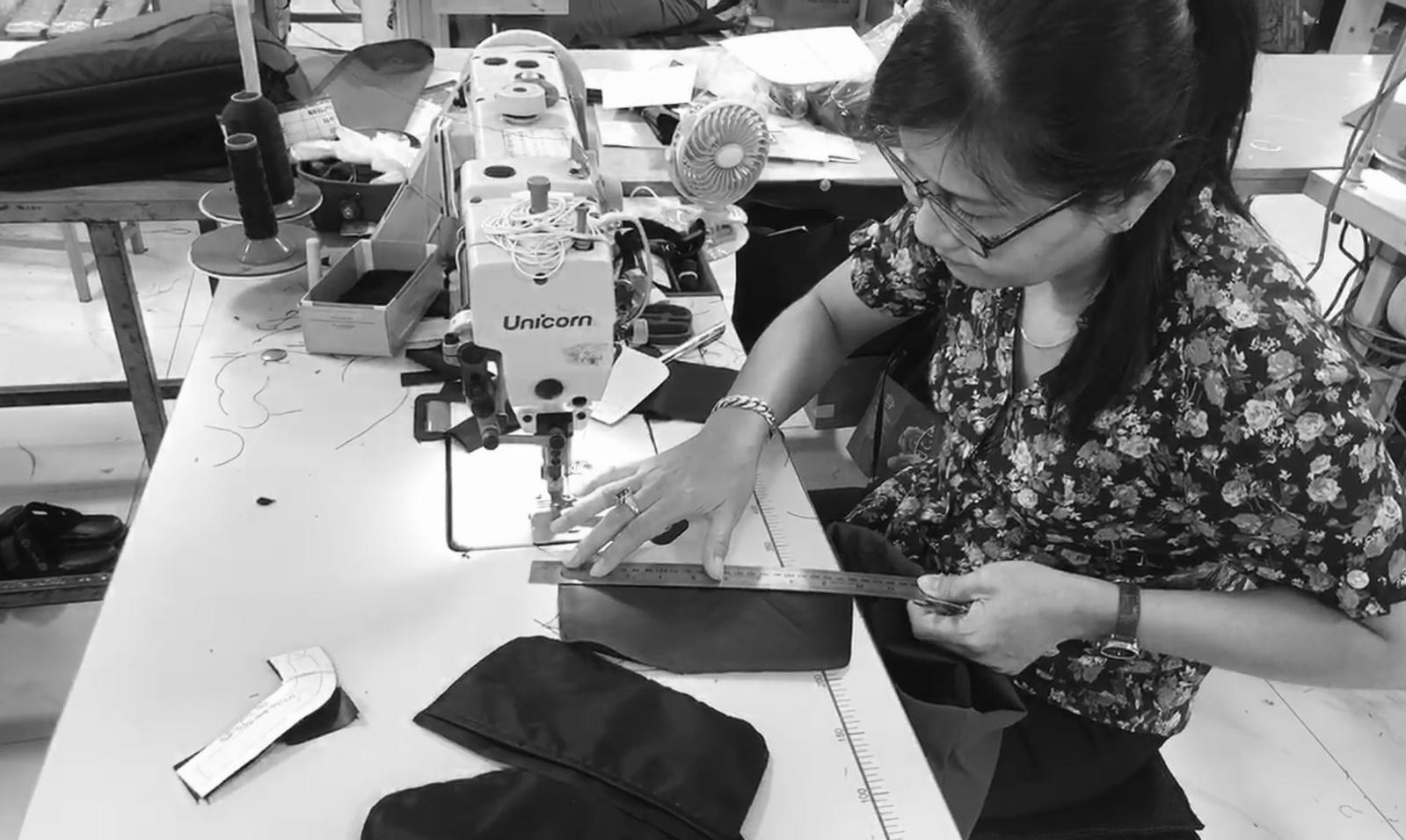 Pattern cutting and measurement verification during production